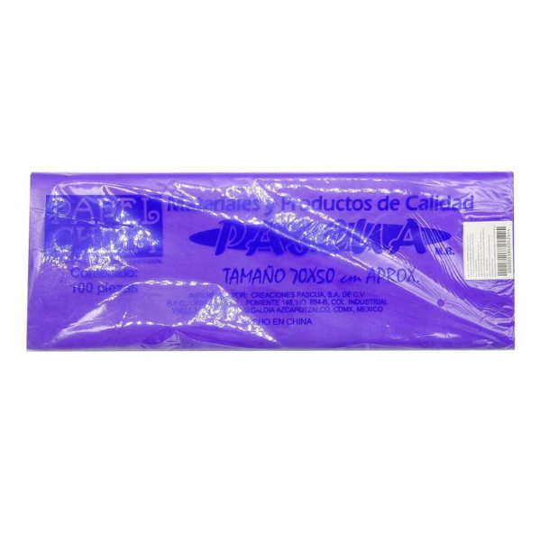 Papel China Color Morado