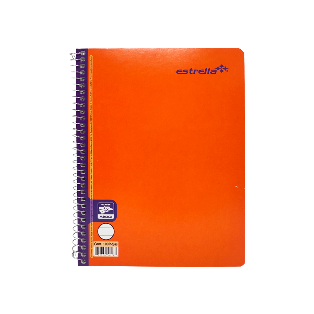 Cuaderno Francés Espiral 100hjs Estrella (Raya)