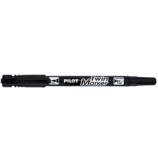 Marcador Permanente Twin Color Negro Sinotec