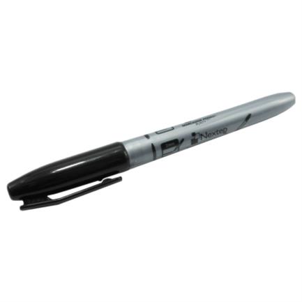 Marcador Permanente Punto Fino Nextep Color Negro
