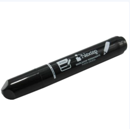 Marcador Permanente Punta Gruesa Nextep Color Negro
