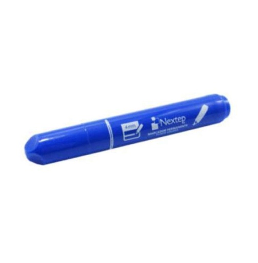 Marcador Permanente Punta Gruesa Nextep Color Azul