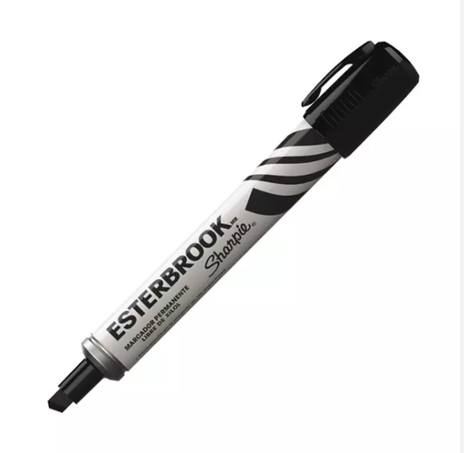Marcador Permanente Punta Gruesa Esterbrook Negro