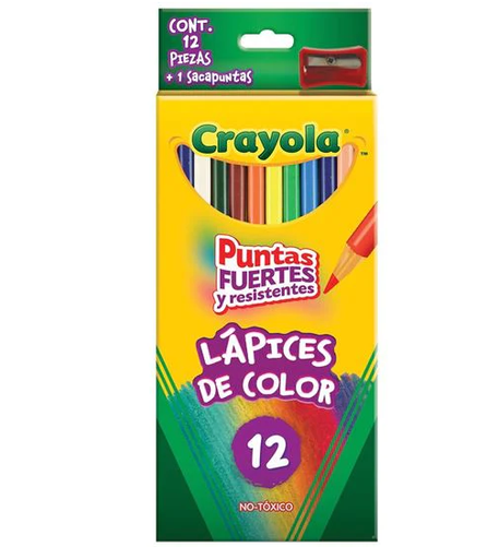 Lapices de Colores CRAYOLA Con 12 Colores