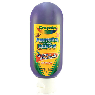 Pintura para Dedos Lavable Color Violeta