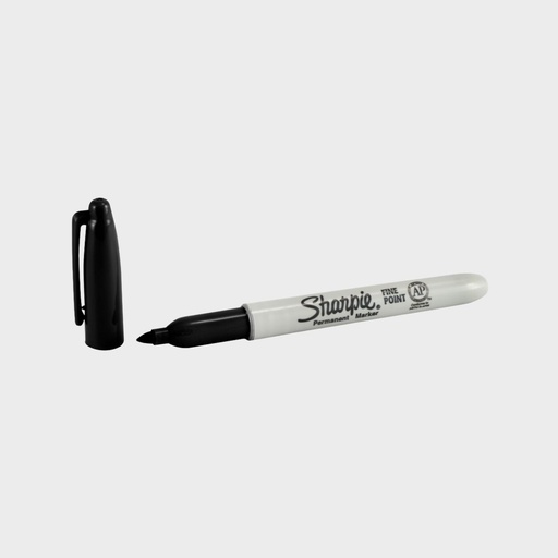 Marcador Permanente Sharpie Punta Fina Negro